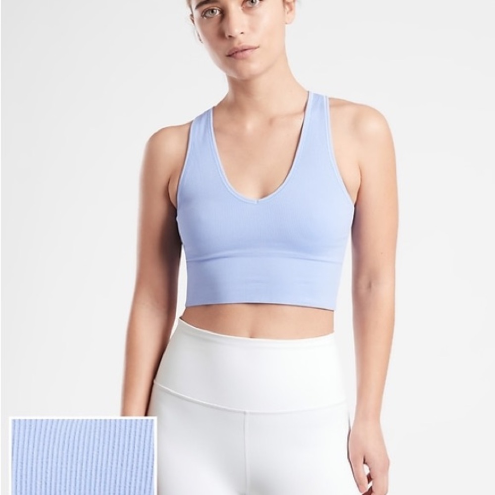 Athleta Aurora Seamless Crop Rib Tank